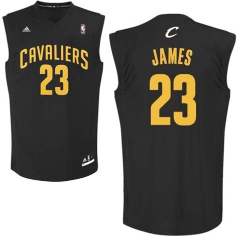 mens cleveland cavaliers lebron james adidas black fashion replica jersey|cleveland cavaliers jersey.